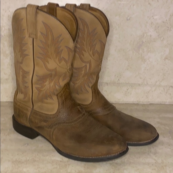heritage crepe western boot